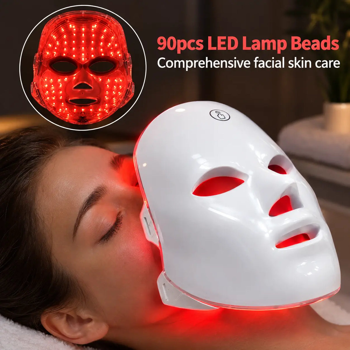 LED Photon Facial Mask At Home Skincare Device Zenvique